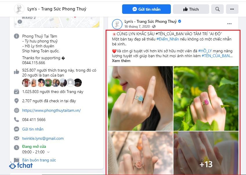 bán hàng trên facebook