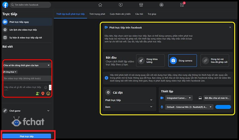 cach live stream ban hang tren facebook