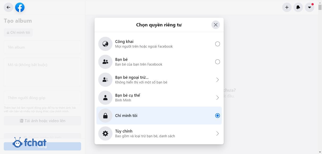 cách tạo album ảnh trên facebook bằng máy tính