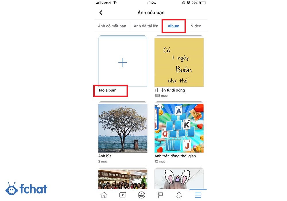 cách tạo album ảnh trên facebook
