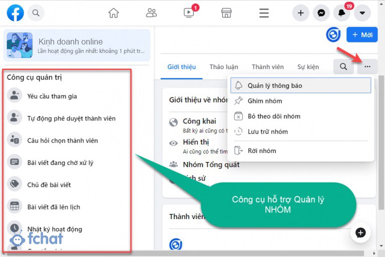 tạo nhóm bán hàng trên facebook