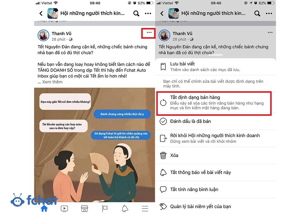 cach tat dinh dang ban hang tren facebook