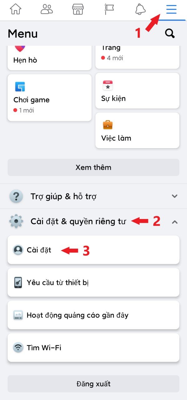 Cài đặt đổi ngôn ngữ trên điện thoại