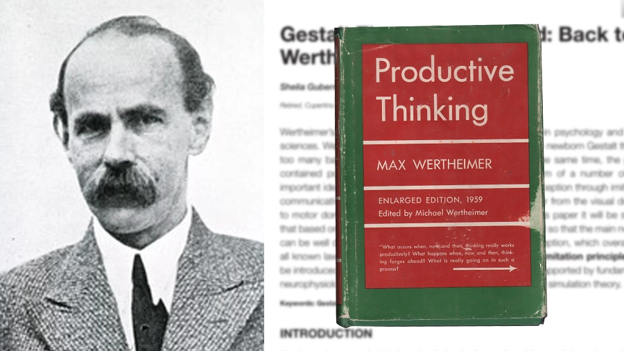 Max Wertheimer với cuốn “Productive Thinking