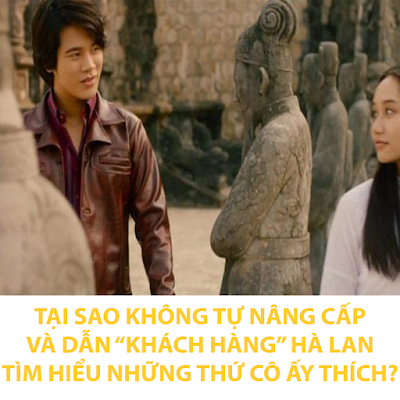 Trong khi đó đối thủ Ngạn trong mắt Hà Lan là một người bán hàng tuyệt vời (U2 và U3 trong 4U trong Marketing)