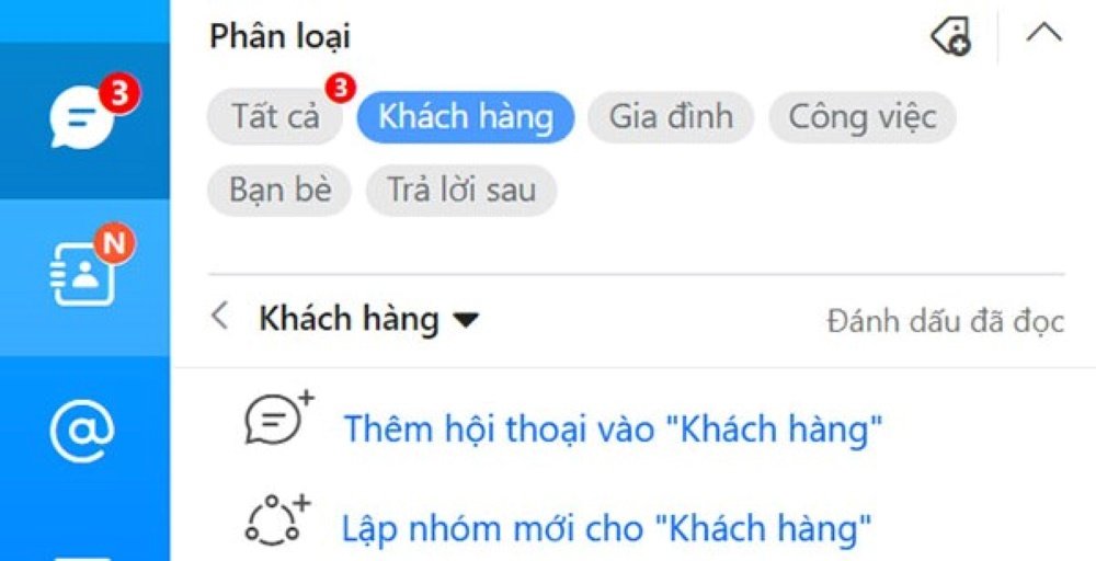 Gửi tin nhắn Zalo hàng loạt qua nhóm phân loại