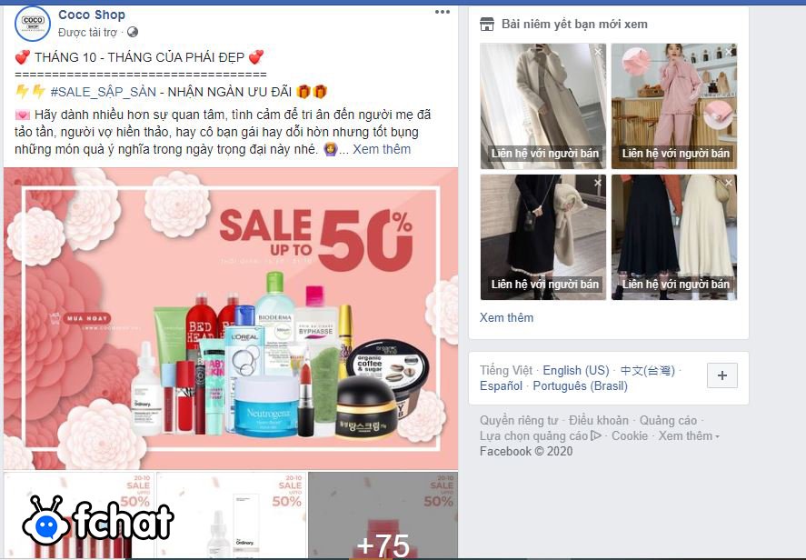 mẫu content facebook