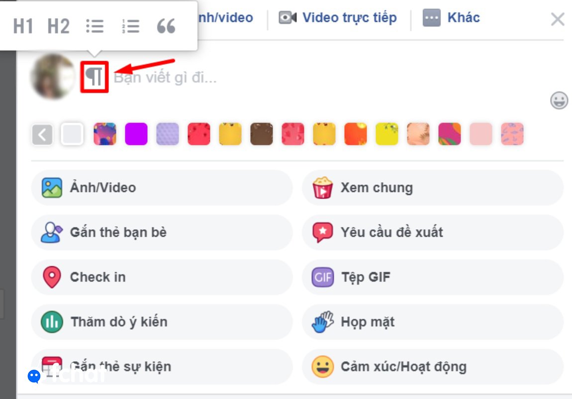 viết chữ in đậm trên facebook