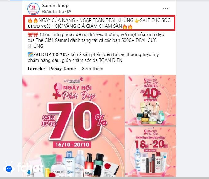 viết content chạy quảng cáo facebook